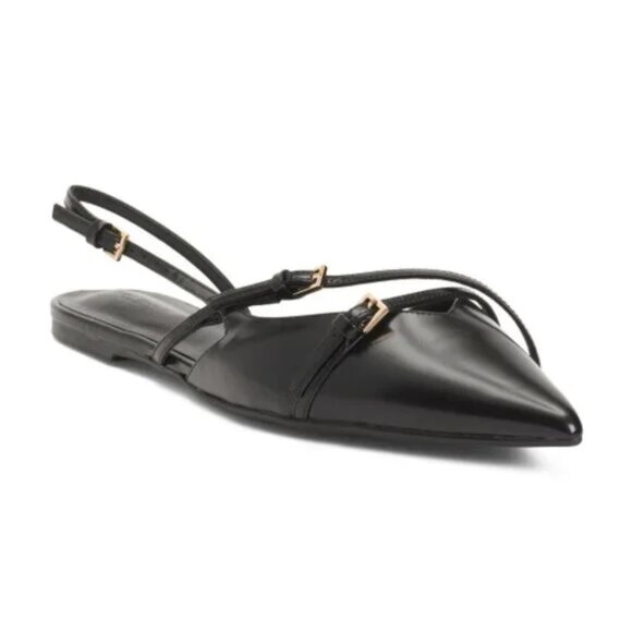 TONY BIANCO Leather Jamo Flat Mules